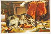 unknow artist Dog 031 oil painting reproduction